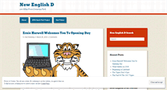 Desktop Screenshot of newenglishd.com